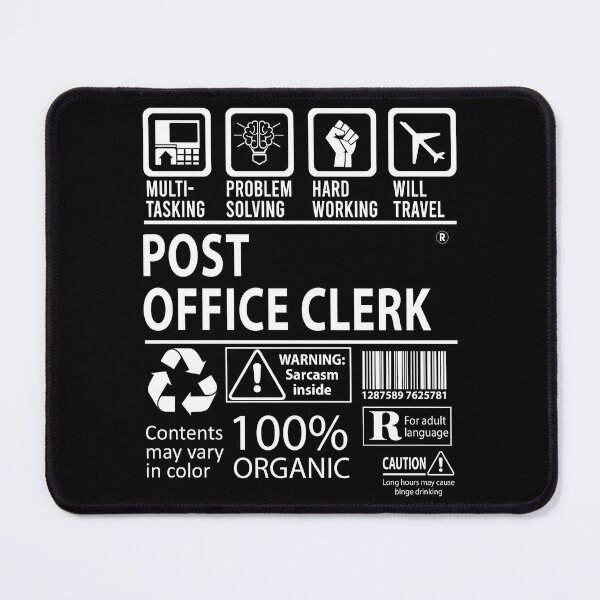 Item preview, Post Office Clerk T Shirt - MultiTasking Certified Job Gift Item Tee designed and sold by sabinacsnm.