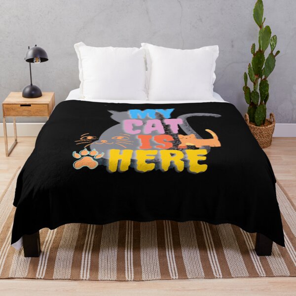 Item preview,   My Cat is Here ,Gift for cat lovers,Lover Cat designed and sold by amifana.
