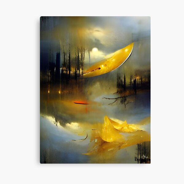 Slice of the Moon Canvas Print