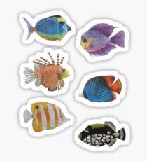 Tropical Fish Sticker