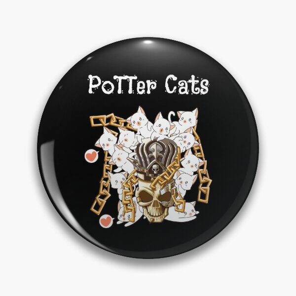 Item preview, potter cats white cats and skull   designed and sold by Tshirtk.