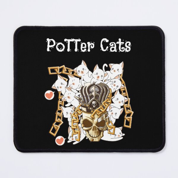 Item preview, potter cats white cats and skull   designed and sold by Tshirtk.