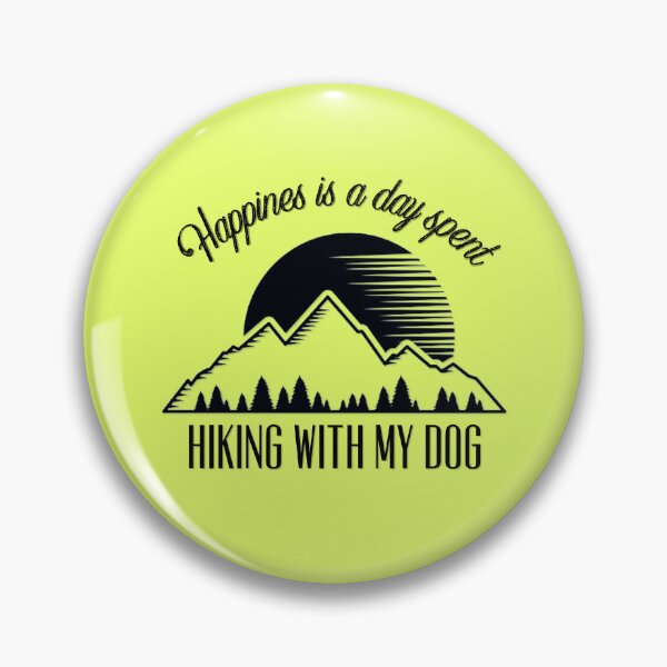 Item preview, Happines is a day spent hiking with my dog designed and sold by hrithik bajari.