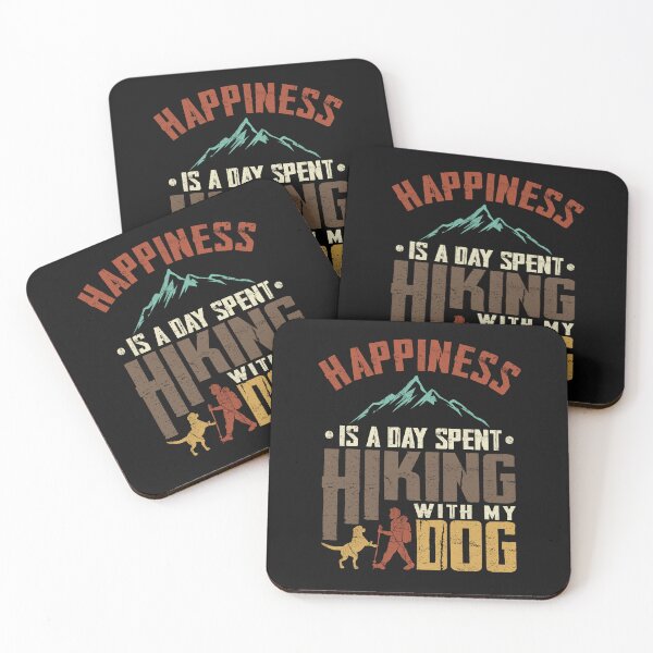 Item preview, Happiness Is A Day Spent Hiking With My Dog, Dog Lover designed and sold by OB-Store.