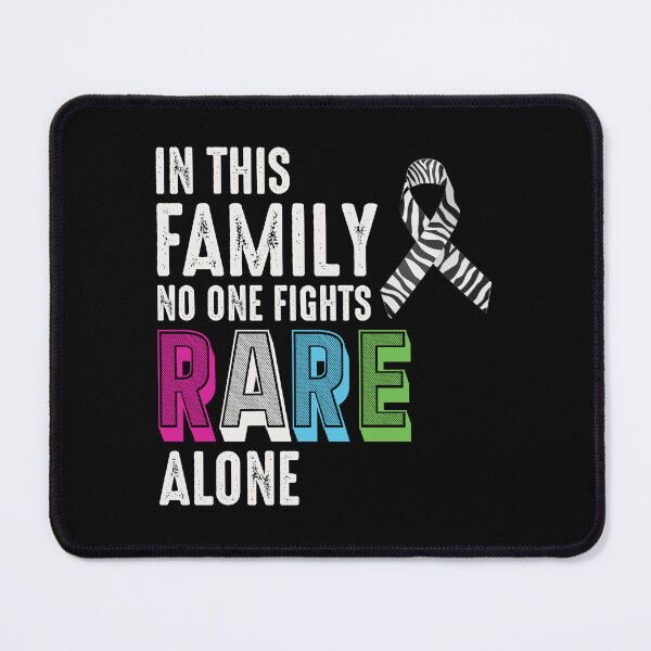 Item preview, Rare Disease Awareness Day Zebra Ribbon Fighter designed and sold by TastefulTees.
