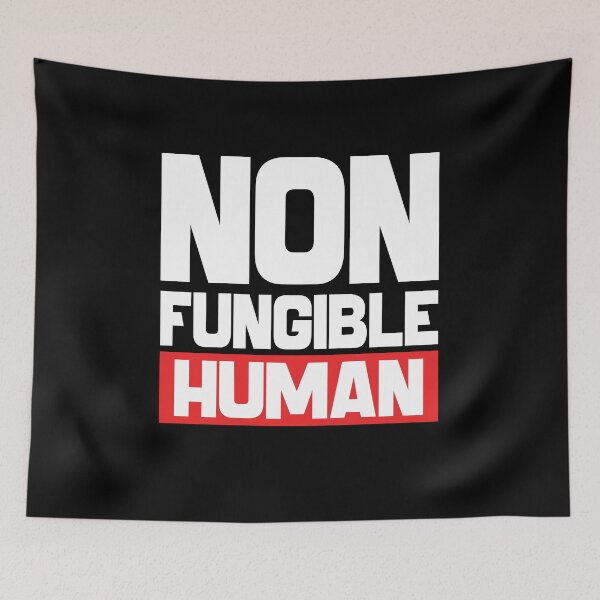 Item preview, NON FUNGIBLE HUMAN NFT designed and sold by Suzy Perez Art.