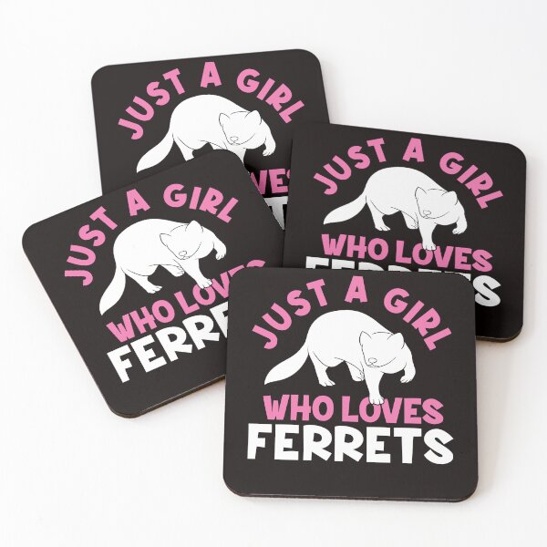Item preview, Girl Who Loves Ferret Animal Lover Ferrets Owner Zoo designed and sold by TomGiantDesigns.