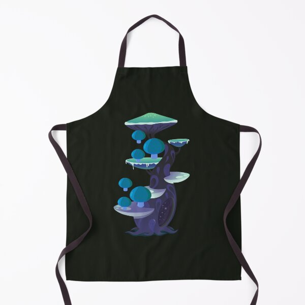 Item preview, Blue Mushroom Fantasy Toadstools Mystical Groovy Vibe MCM designed and sold by Drnksuzys.