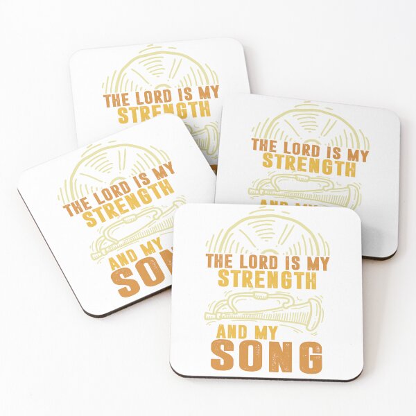 Item preview, The Lord Is My Strength And My Song, the joy of the lord, cool music lovers quote designed and sold by kind4you.