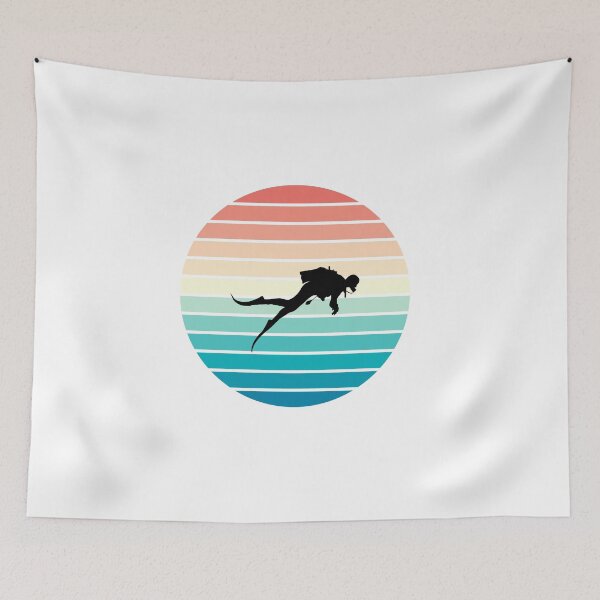 Item preview, Rainbow Scuba Diver designed and sold by BrighterDaysCo.