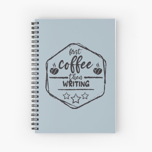 Item preview, First Coffee Then writing - Funny writing quote gift idea For Men and Women designed and sold by Mmmm3344.