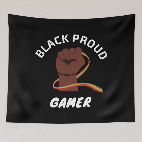 Item preview, Black Proud Gamer designed and sold by soudaniet.