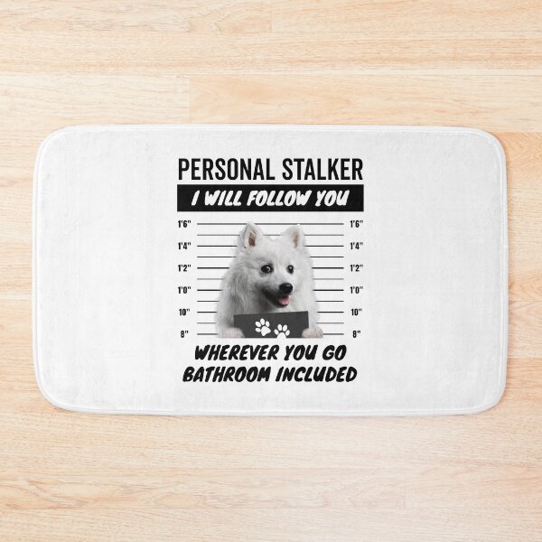 Item preview, Personal Stalker Dog – Japanese Spitz designed and sold by More Cute Dogs.