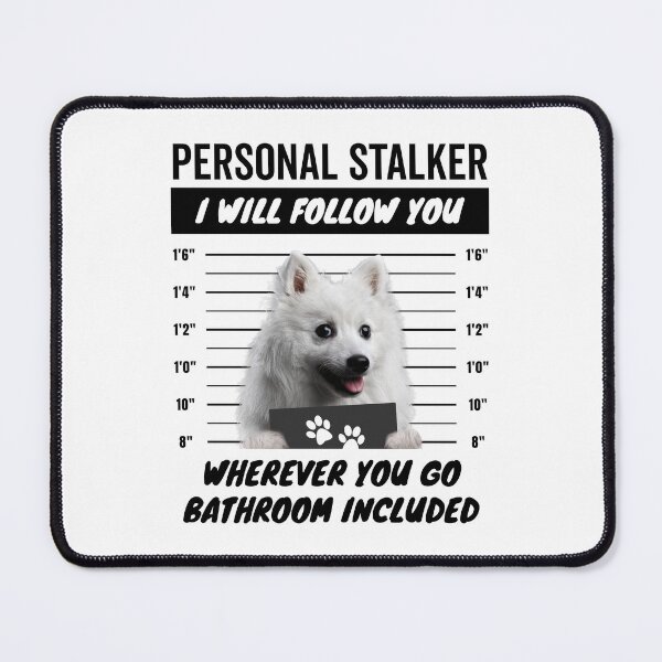 Item preview, Personal Stalker Dog – Japanese Spitz designed and sold by More Cute Dogs.