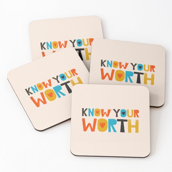 Item preview, Know Your Worth - Motivation & Inspiration designed and sold by greenoriginals.