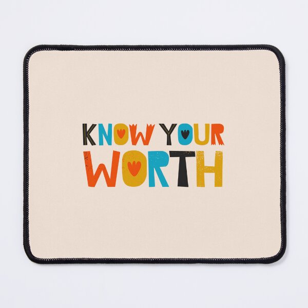 Item preview, Know Your Worth - Motivation & Inspiration designed and sold by greenoriginals.