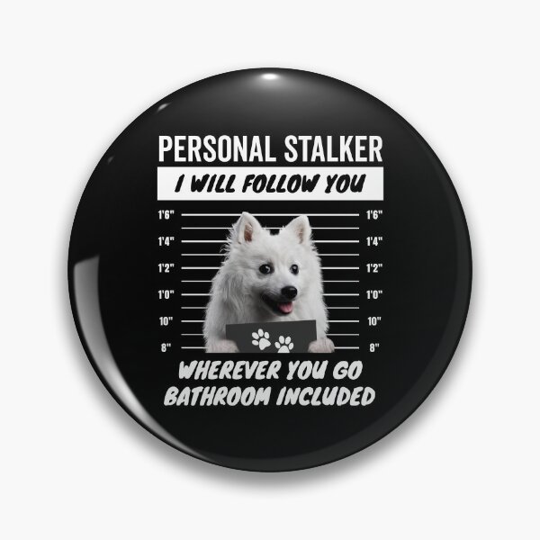 Item preview, Personal Stalker Dog – Japanese Spitz designed and sold by More Cute Dogs.