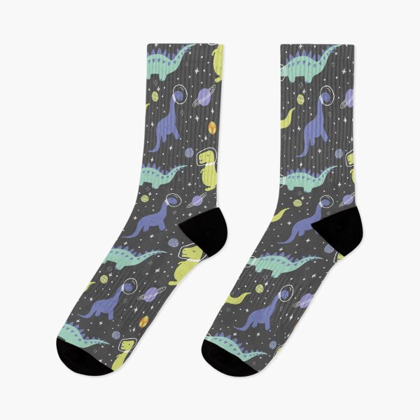 Item preview, Cute Dinosaurs in Space designed and sold by latheandquill.