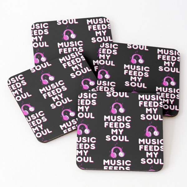 Item preview, Music feeds my soul Headphones designed and sold by AliceMarr.