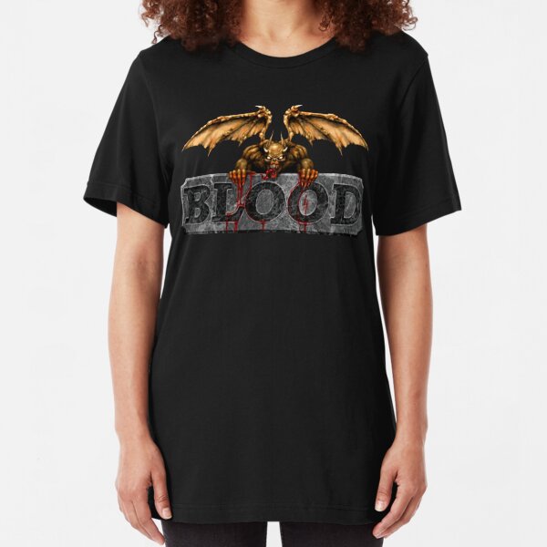 Blood (Logo) Slim Fit T-Shirt