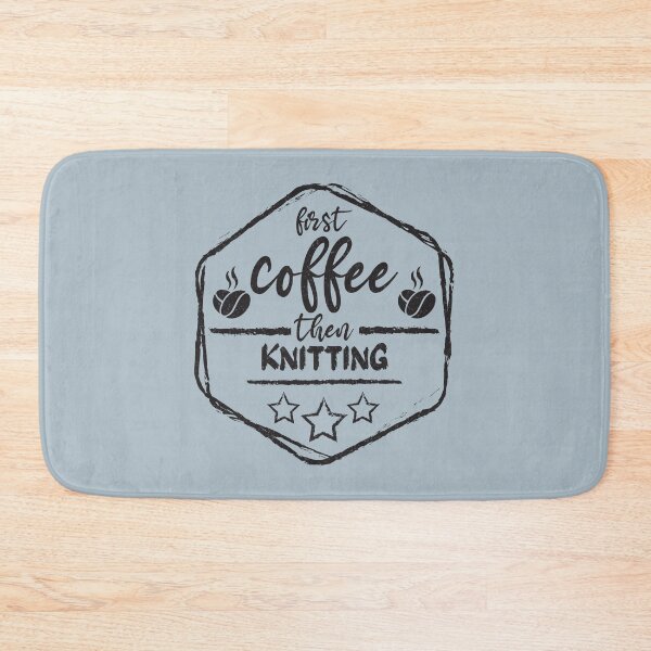 Item preview, First Coffee Then knitting - Divertida idea de regalo de cita de tejer para hombres y mujeres designed and sold by Mmmm3344.