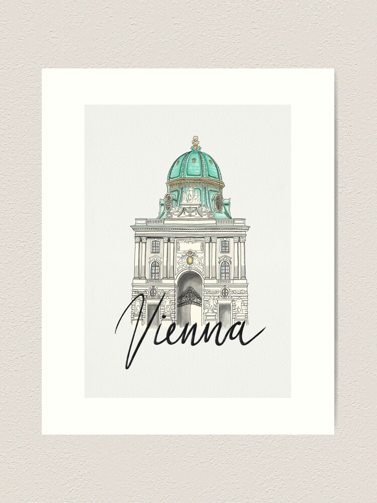 Thumbnail 1 of 3, Art Print, Hofburg Vienna designed and sold by ClaudiaBrueggen.