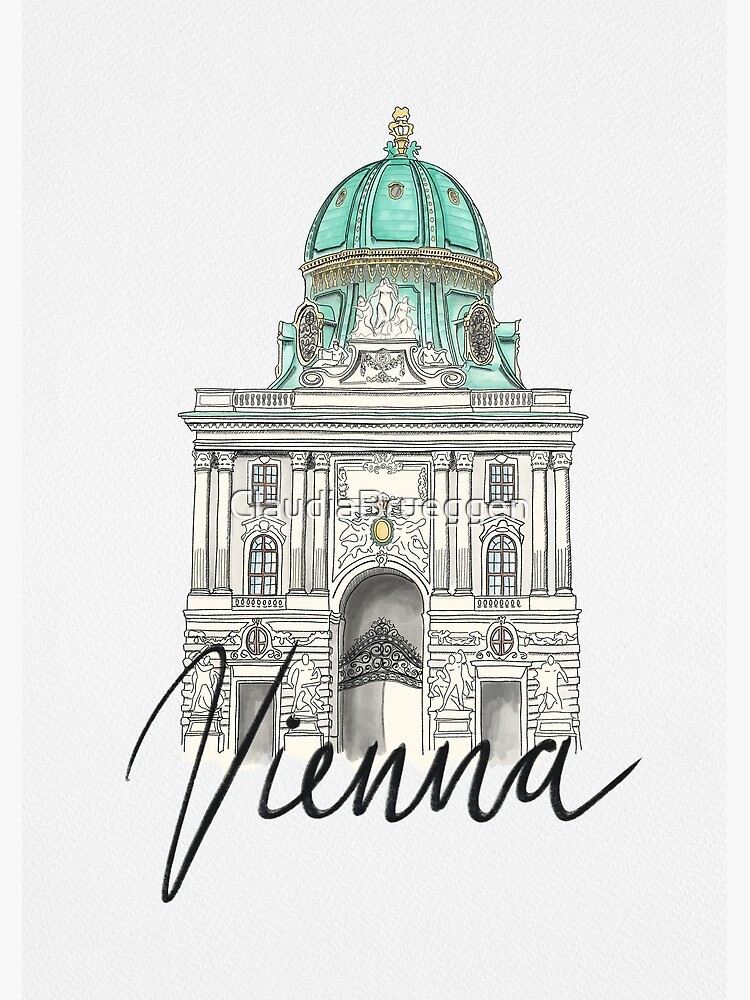 Thumbnail 3 of 3, Art Print, Hofburg Vienna designed and sold by ClaudiaBrueggen.