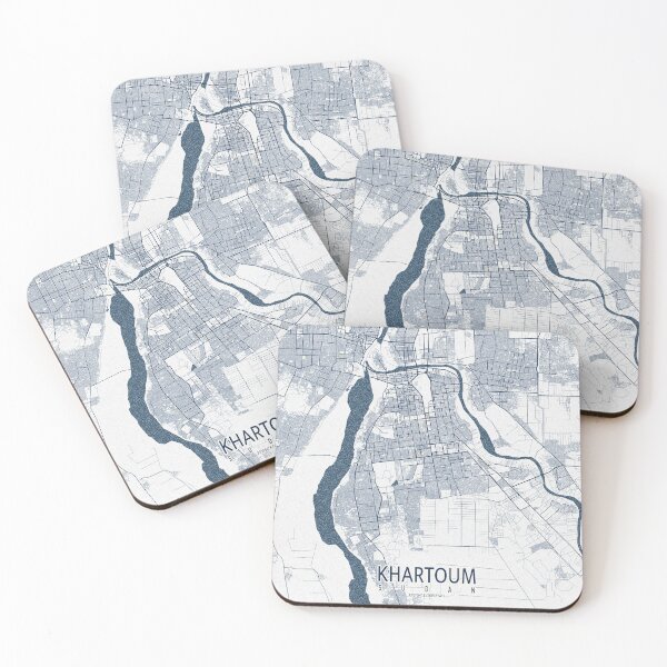 Item preview, Khartoum City Map of Sudan - Coastal designed and sold by deMAP.