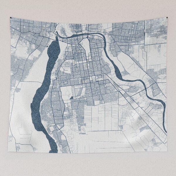 Item preview, Khartoum City Map of Sudan - Coastal designed and sold by deMAP.