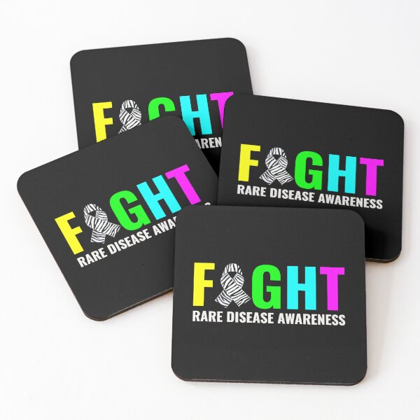 Item preview, Rare Disease Awareness Day Zebra Ribbon Fighter designed and sold by TastefulTees.