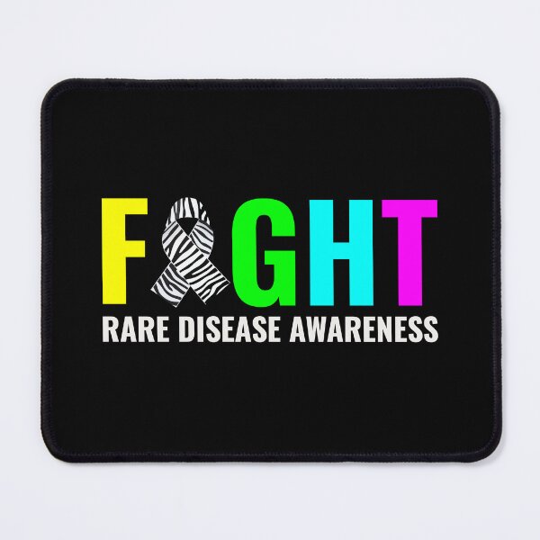 Item preview, Rare Disease Awareness Day Zebra Ribbon Fighter designed and sold by TastefulTees.