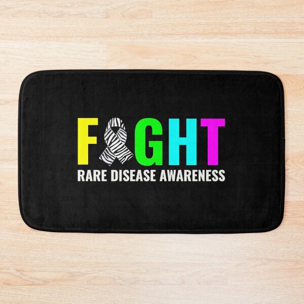 Item preview, Rare Disease Awareness Day Zebra Ribbon Fighter designed and sold by TastefulTees.