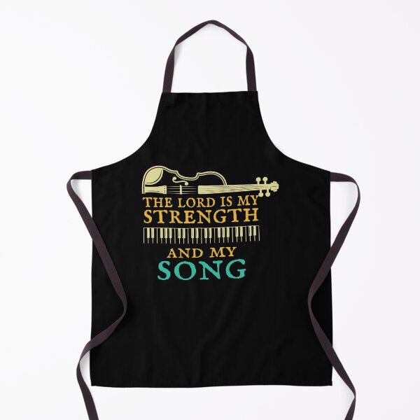 Item preview, ⭐⭐⭐⭐⭐(124) - The Lord Is My Strength And My Song, the joy of the lord, cool music lovers quote designed and sold by kind4you.