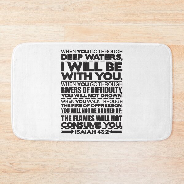 Item preview, Isaiah 43:2 I will be with you designed and sold by plushism.