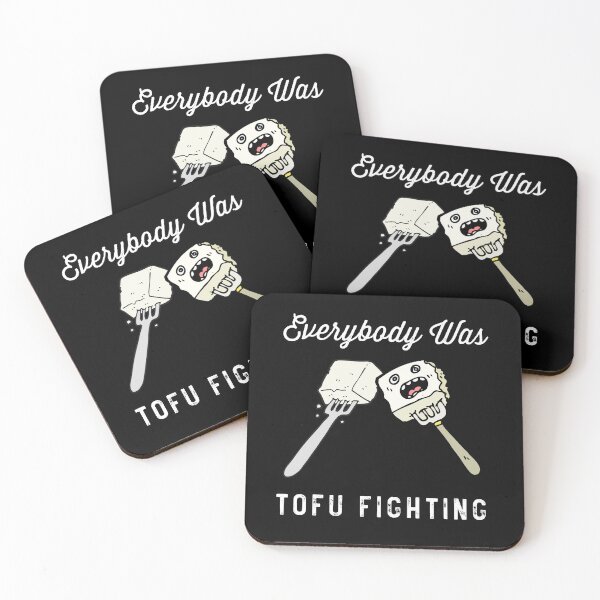 Item preview, Everybody Was Tofu Fighting + Vegetarian and Vegan Funny Veg Activists designed and sold by JoyTop.