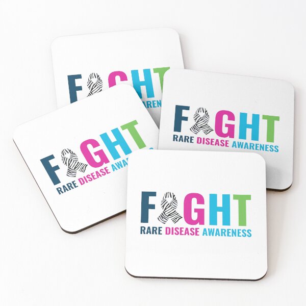 Item preview, Rare Disease Awareness Day Zebra Ribbon Fighter designed and sold by TastefulTees.
