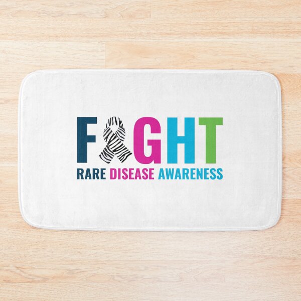 Item preview, Rare Disease Awareness Day Zebra Ribbon Fighter designed and sold by TastefulTees.