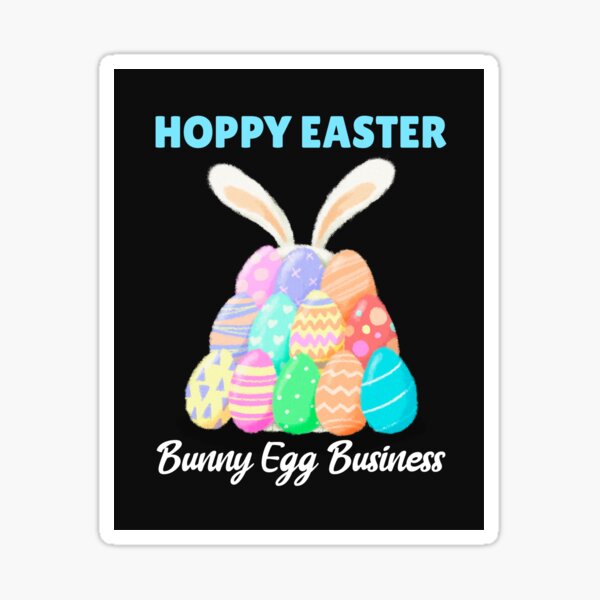 Item preview, Bunny Egg Business, Easter Bunny Business designed and sold by SportyDogShop.