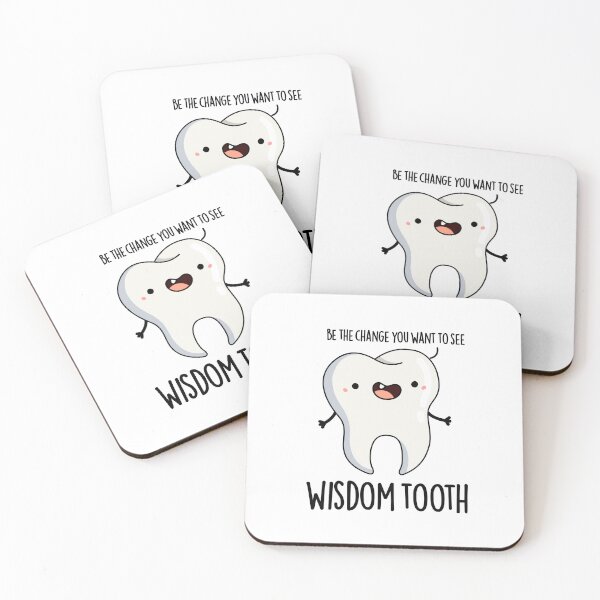 Item preview, Wisdom Tooth Funny Dental Puns   designed and sold by punnybone.