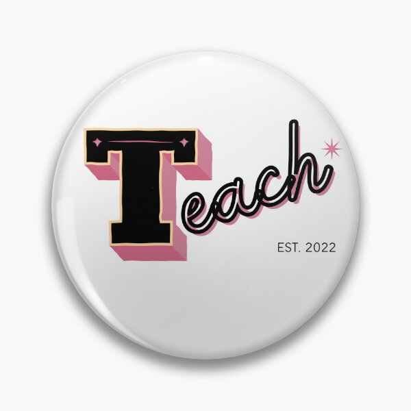 Item preview, Teach - Teacher Inspired, Teacher Appreciation Black Pink designed and sold by SimplyCarms.