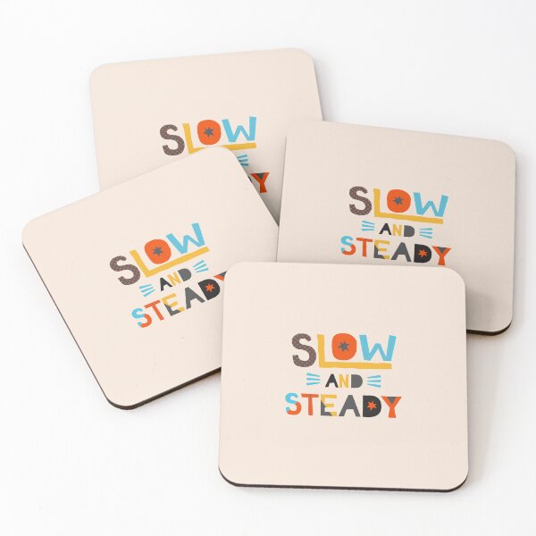 Item preview, Slow and Steady - Motivation & Inspiration designed and sold by greenoriginals.