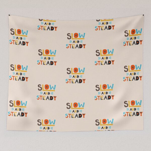 Item preview, Slow and Steady - Motivation & Inspiration designed and sold by greenoriginals.
