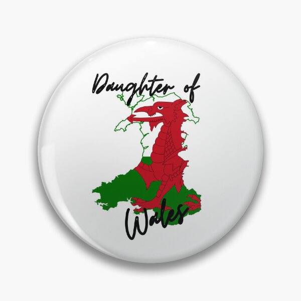 Item preview, Daughter of Wales Map Flag designed and sold by NovawayDirect.