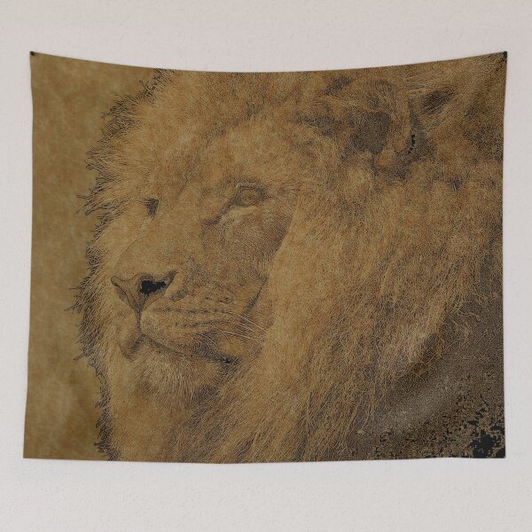 Item preview, Stunning Lion Line Art designed and sold by ClownFishArts.
