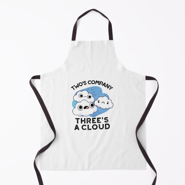 Item preview, Two Company Threes A Cloud Funny Weather Puns  designed and sold by punnybone.