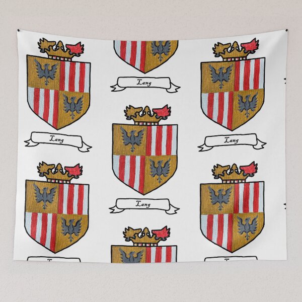 Item preview, Painted Lang Family Crest designed and sold by carasattic.