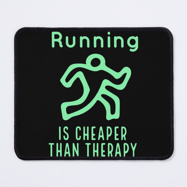 Item preview, Running Is Cheaper Than Therapy Classic T-Shirt designed and sold by yeseniaval.
