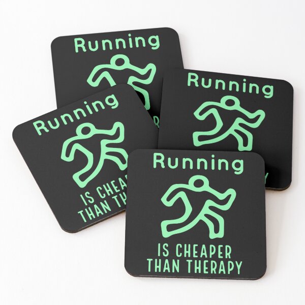 Item preview, Running Is Cheaper Than Therapy Classic T-Shirt designed and sold by yeseniaval.