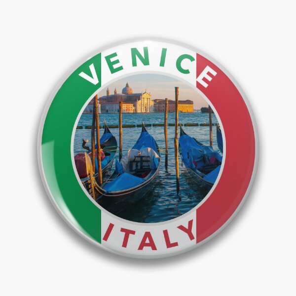 Item preview, Venice, Italy Round Emblem designed and sold by travelwitheric.