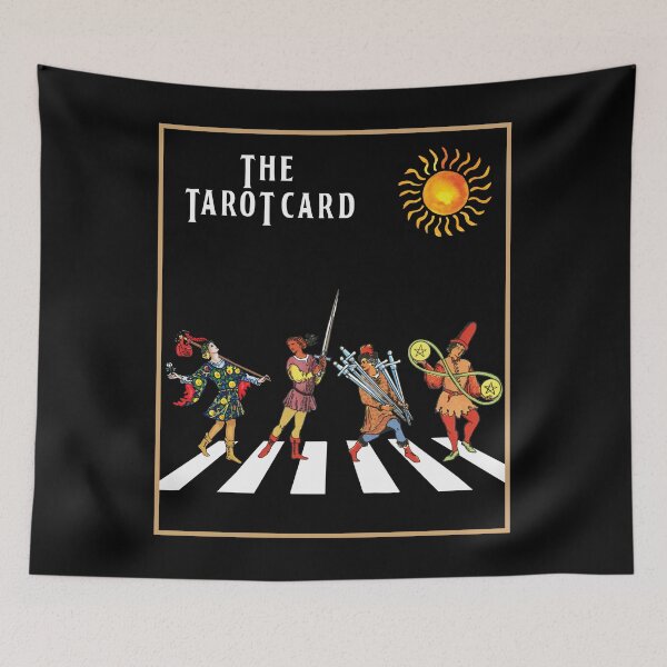 Item preview, Walking Abbey Road Tarot Card designed and sold by TeeARTHY.